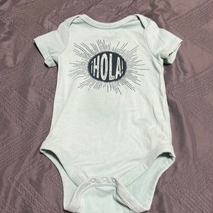 Short sleeve Hola onesie